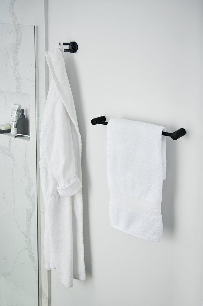 Moen Matte Black 2 Robe Hook 