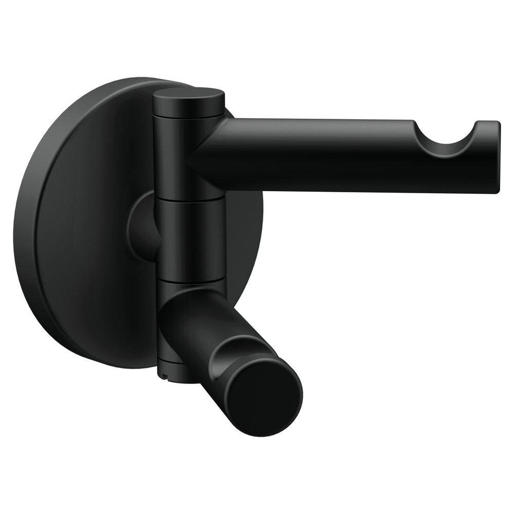 Moen Matte Black 2 Robe Hook 