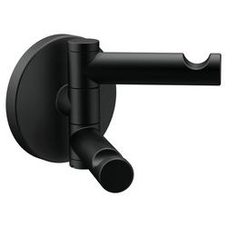 2 Robe Hook in Matte Black
