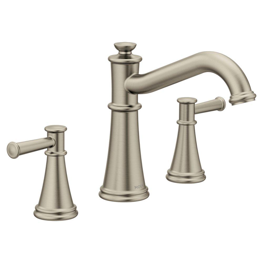 Moen Brushed Nickel Two Handle Roman Tub Faucet Trim Only 