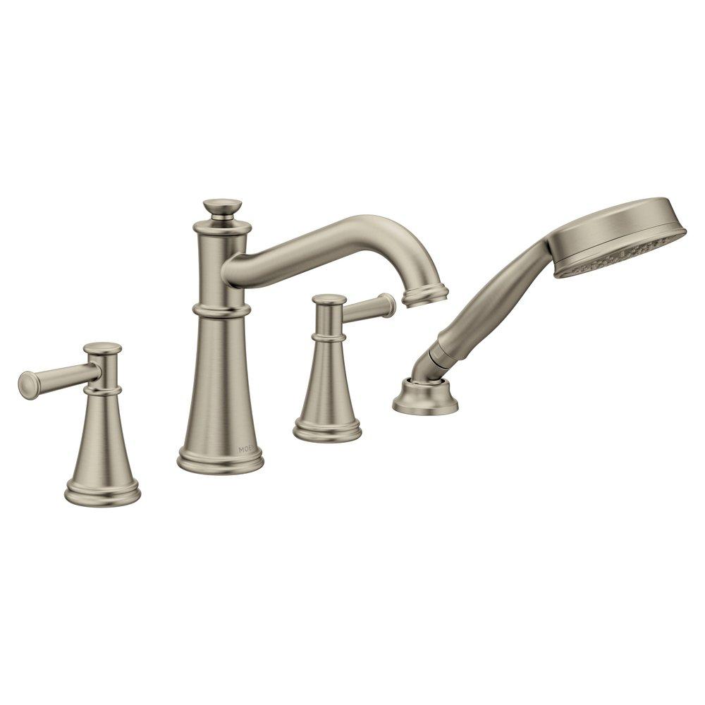 Moen Brushed Nickel Two Handle Roman Tub Faucet Trim Only 