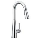 Single Handle Pull Down Kitchen Faucet in Chrome