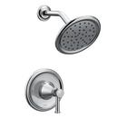 Moen Polished Chrome 1.75 gpm Pressure Balance Shower Faucet Trim Only with Single Lever Handle and Diverter Spout