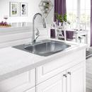 PROFLO&reg; Stainless Steel 25 x 22-1/16 in. Stainless Steel Single Bowl Drop-in Kitchen Sink 