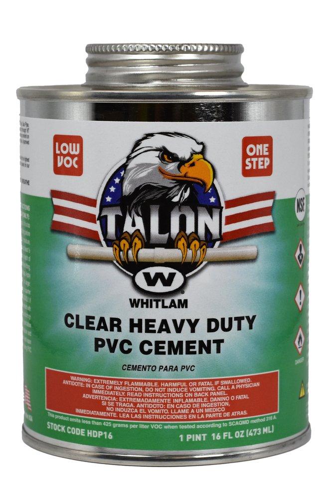 WHITLAM Clear Medium Set PVC Clear Pipe Cement 