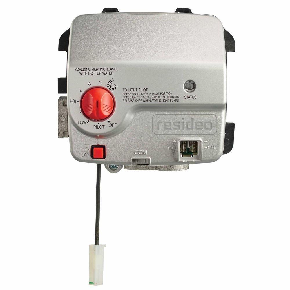 Resideo White Water Heater Gas Valve 