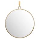 Round Stopwatch Mirror in Gold