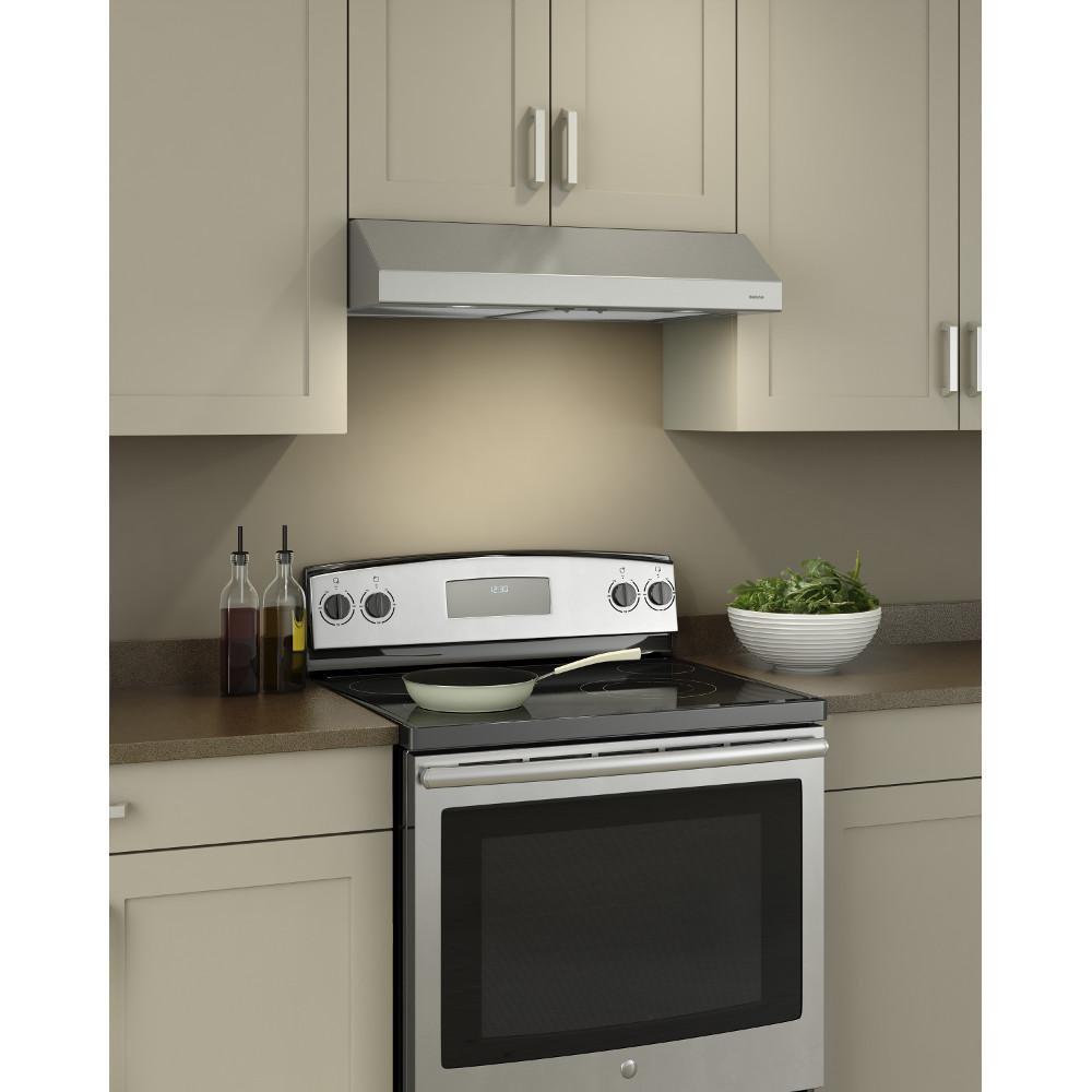 Broan Stainless Steel Convertible Range Hood in Stainless Steel 