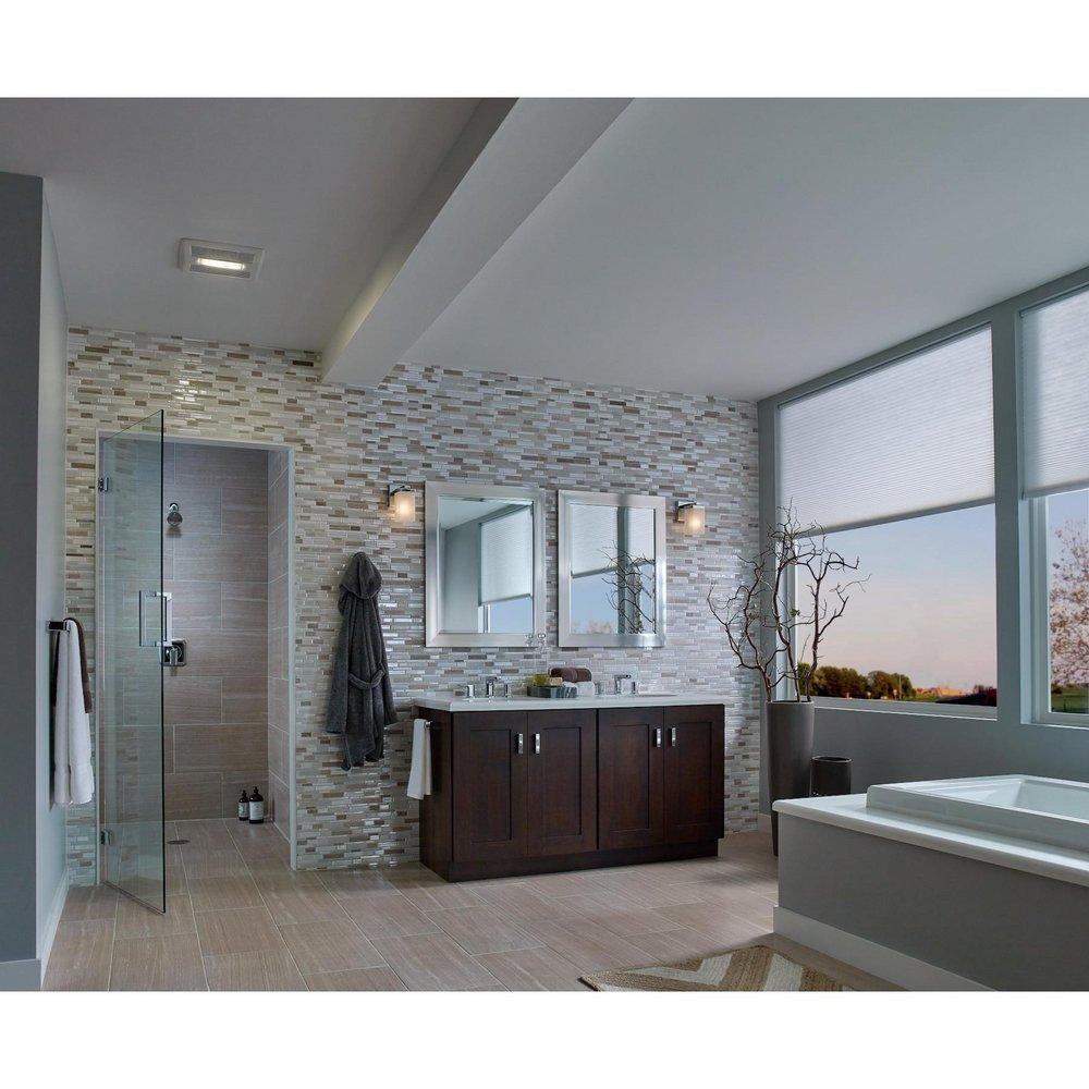 Broan White Bathroom Exhaust Fan 