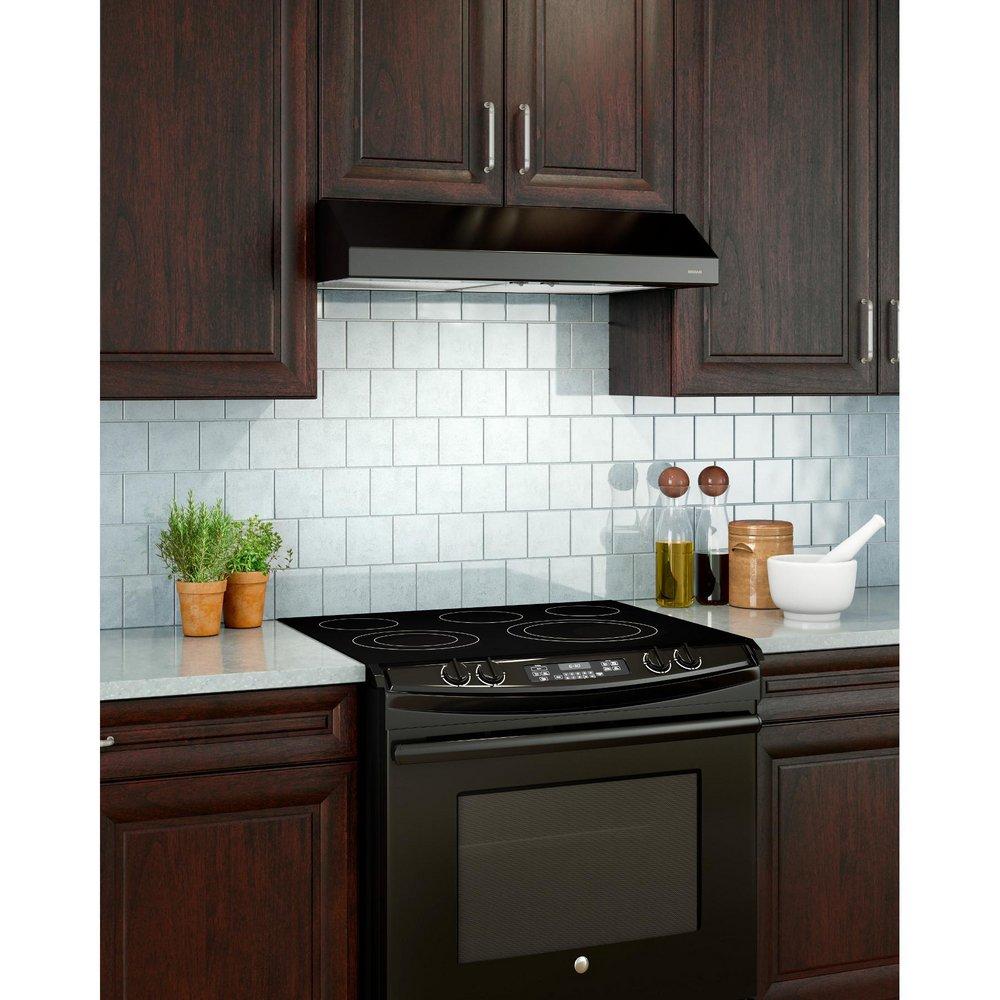 Broan Black 30 in. Convertible Range Hood 