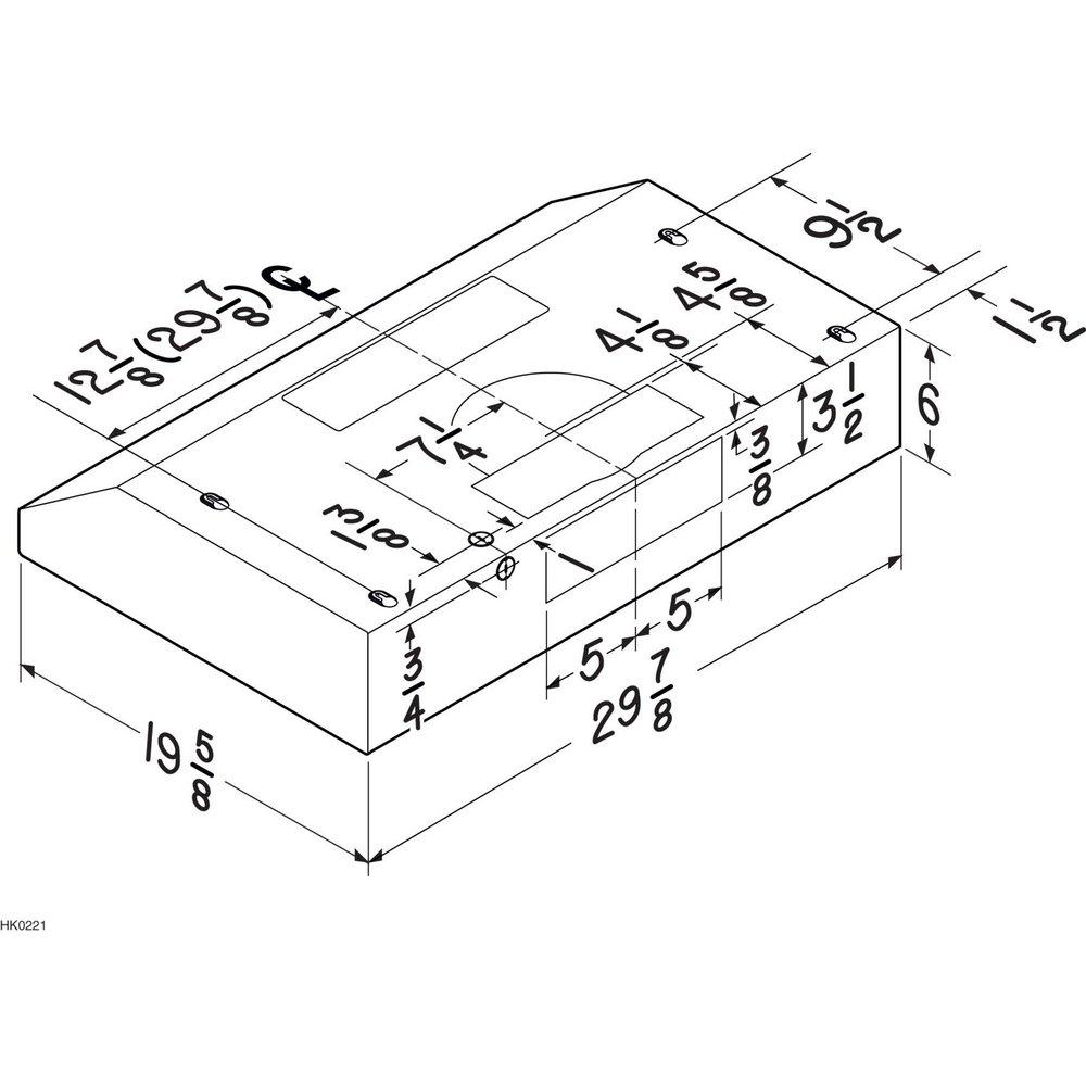 Broan Stainless Steel 30 in. Convertible Range Hood 