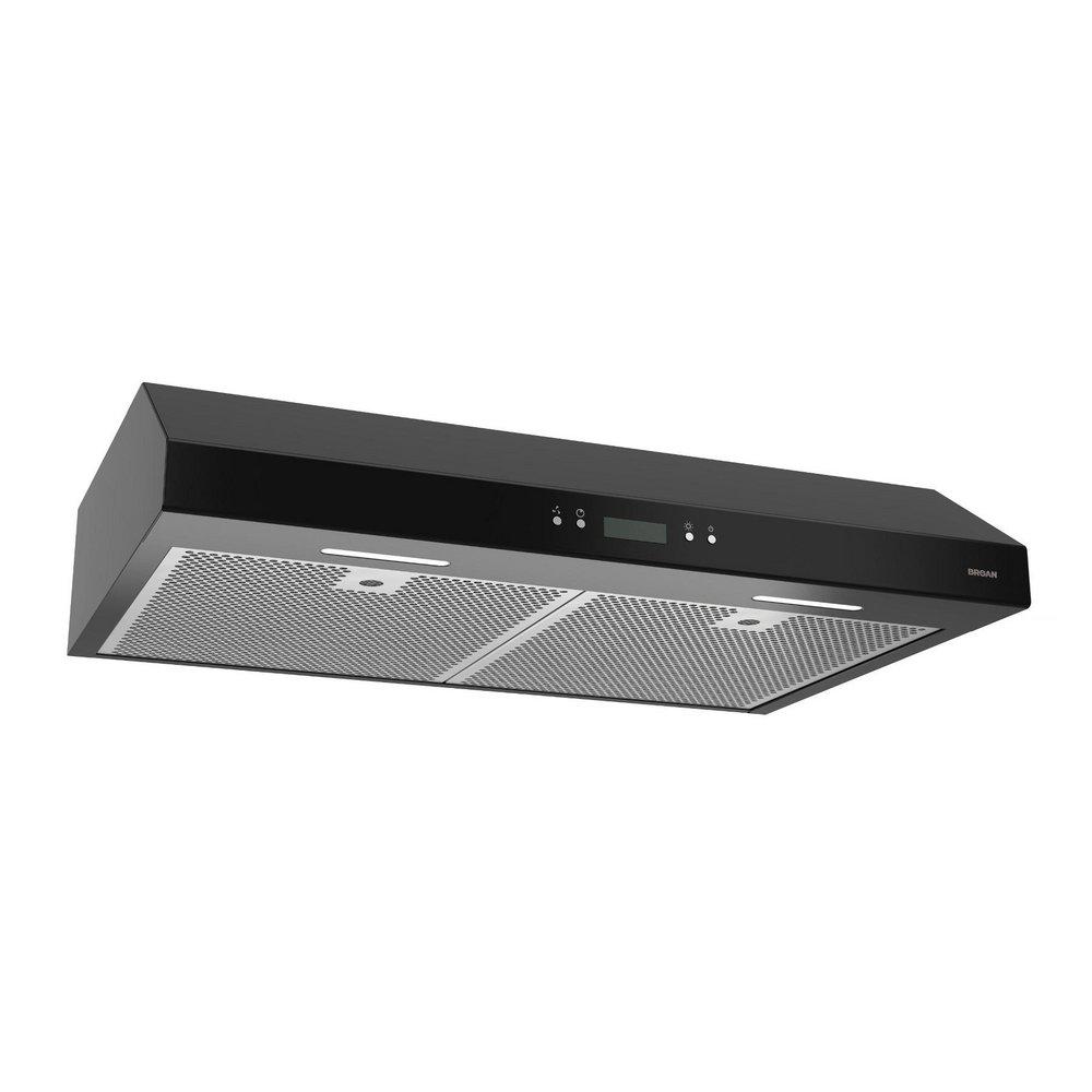 Broan Black 19-5/8 x 6 x 30 x 3-1/4 x 10 in. 400 cfm Wall Range Hood 