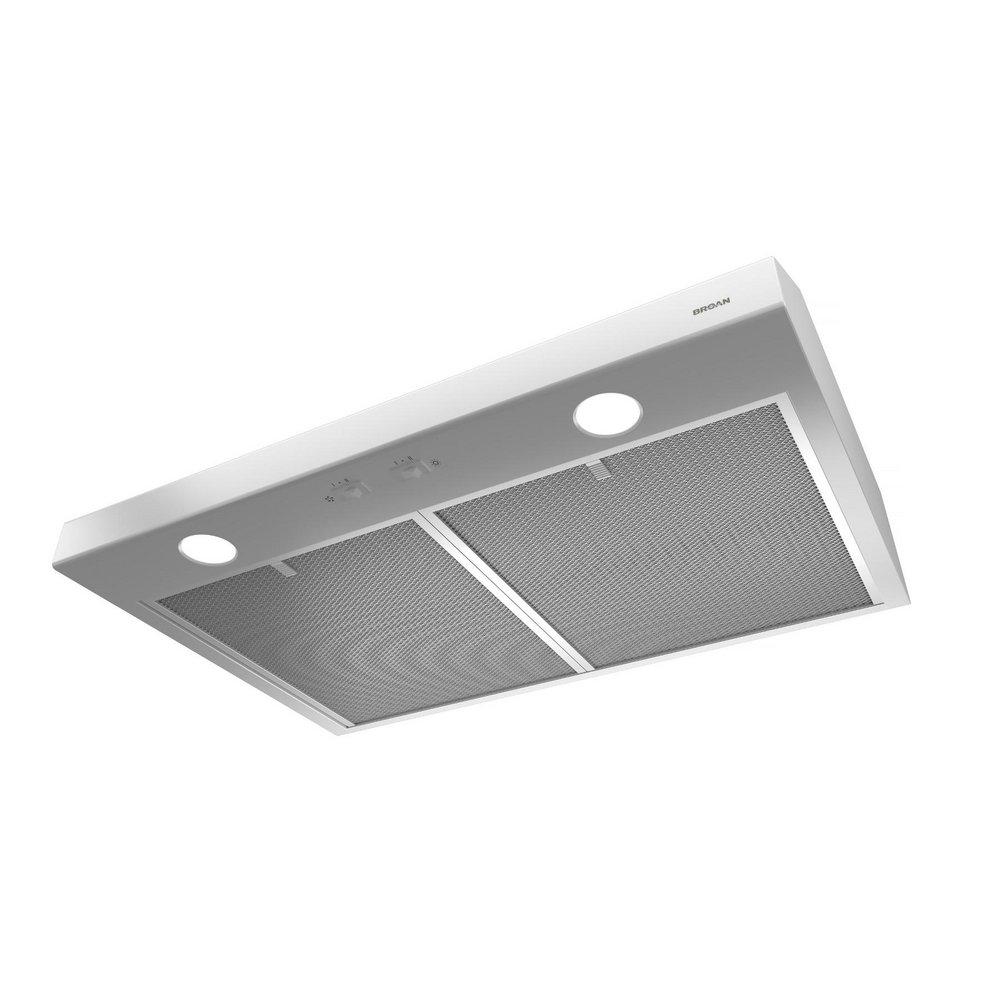 Broan White 30 WHITE-ON-WHITE RANGE HOOD 