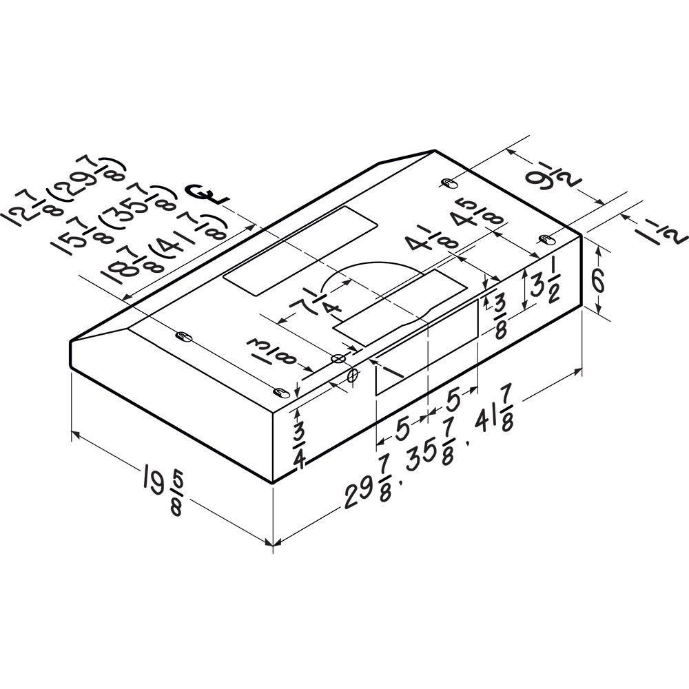 Broan Stainless Steel 30 in. Convertible Range Hood 