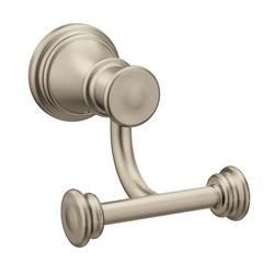 2 Robe Hook in Brushed Nickel