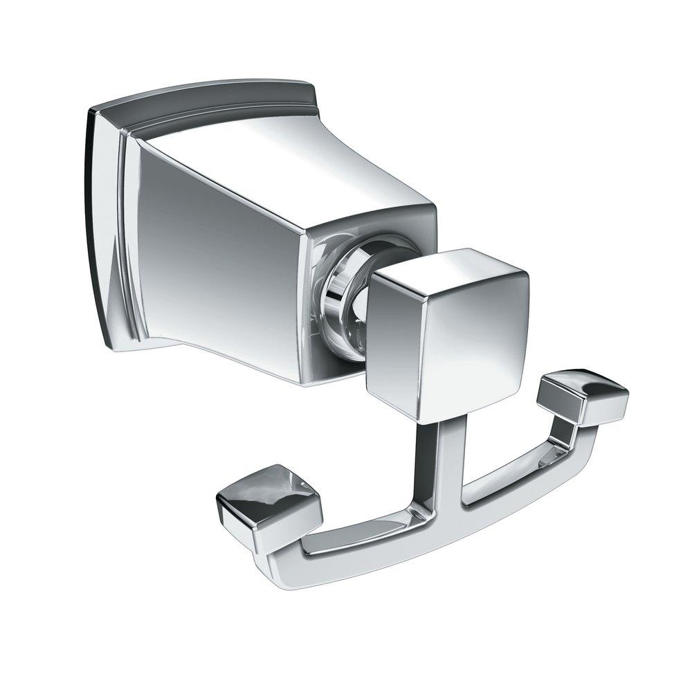 Moen Polished Chrome Double Robe Hook 