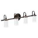 Moen Oil Rubbed Bronze 100W 4-Light Medium E-26 Bath Light 