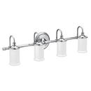 100W 4-Light Medium E-26 Vanity Fixture in Polished Chrome