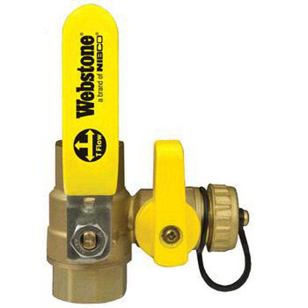 Webstone a brand of NIBCO Brass Forged Brass Full Port Sweat x FIPS 600# Ball Valve 