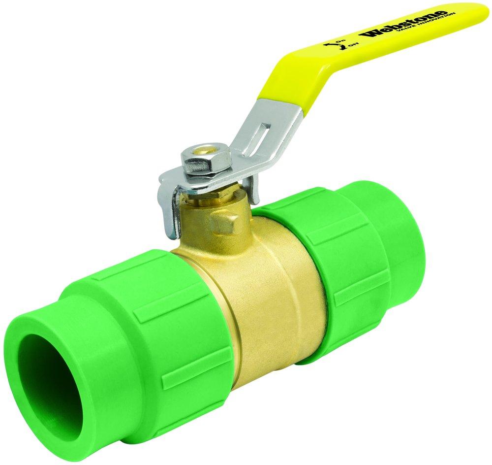 Webstone a brand of NIBCO Blue Forged Brass Full Port Female PP-R Metric Socket 600# Ball Valve 