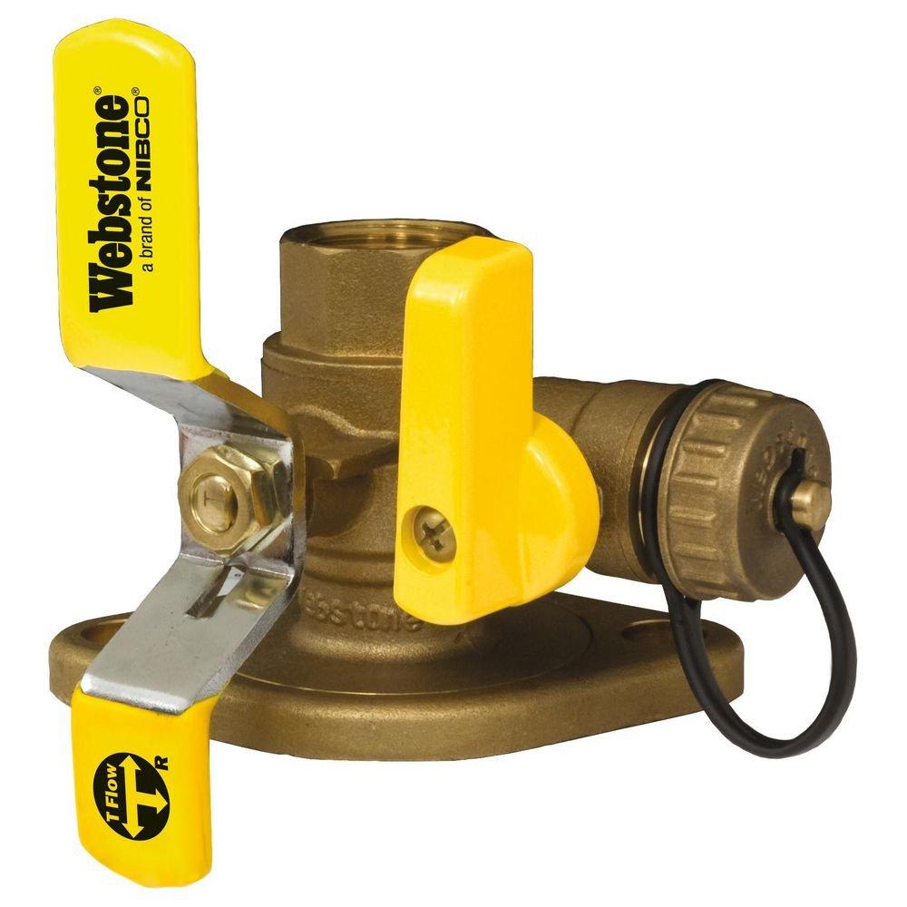 Webstone a brand of NIBCO Forged Brass Full Port FIPS x Flanged 600# Ball Valve 