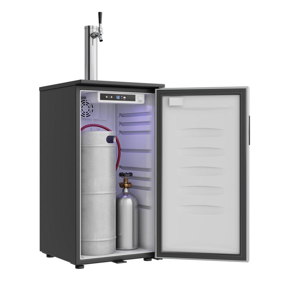 Edgestar Stainless Steel 17-1/2 in. Single Tap Kegerator 