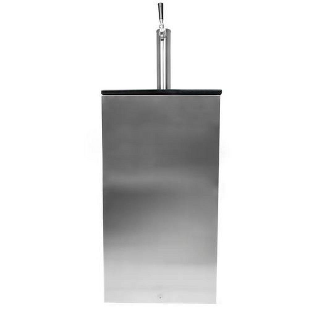 Edgestar Stainless Steel 17-1/2 in. Single Tap Kegerator 