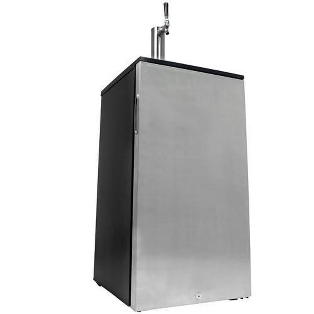 Edgestar Stainless Steel 17-1/2 in. Single Tap Kegerator 