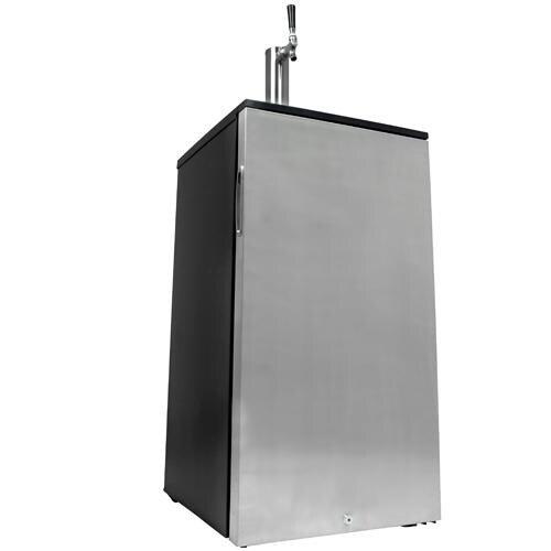 Edgestar Stainless Steel 17-1/2 in. Single Tap Kegerator 