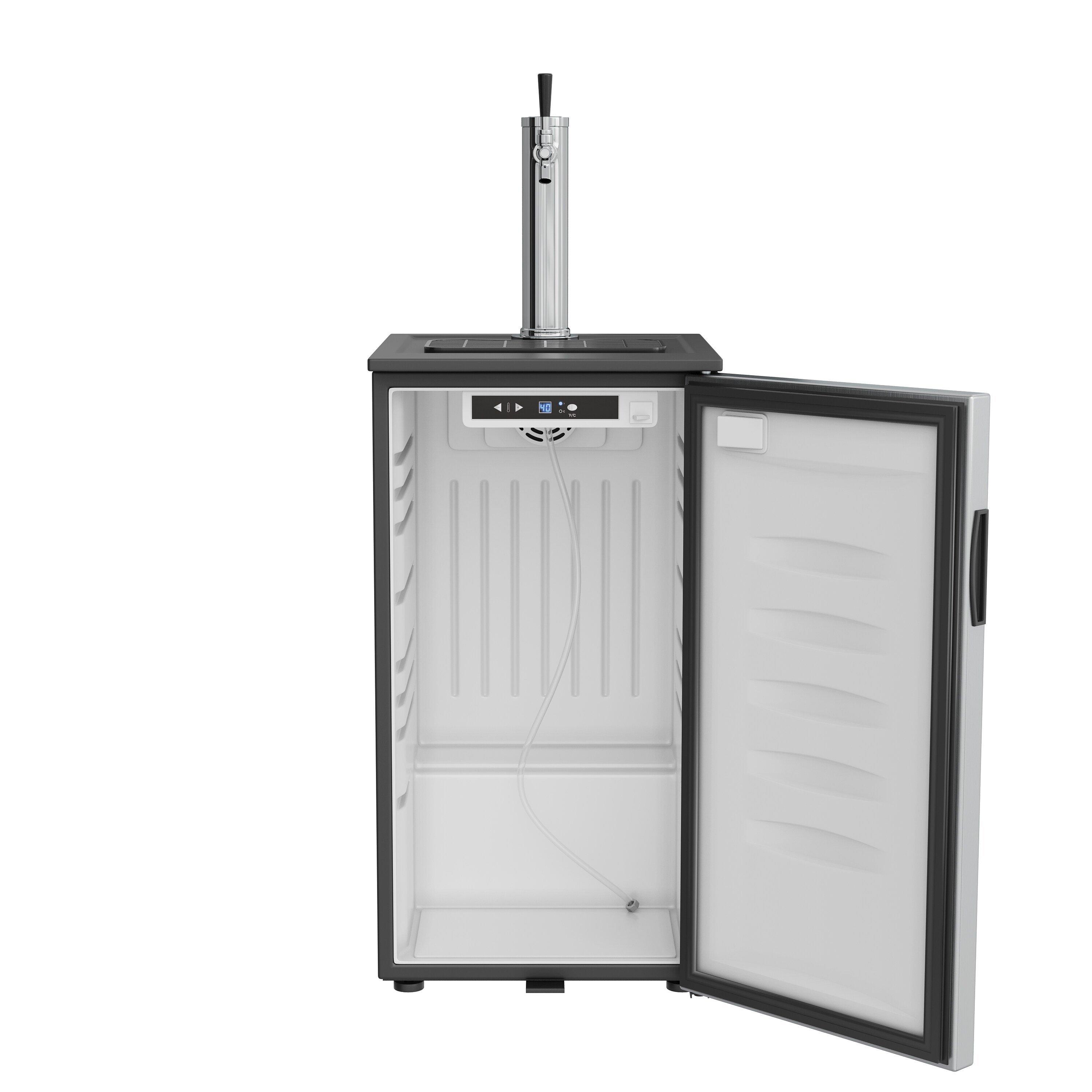 Edgestar Stainless Steel 17-1/2 in. Single Tap Kegerator 