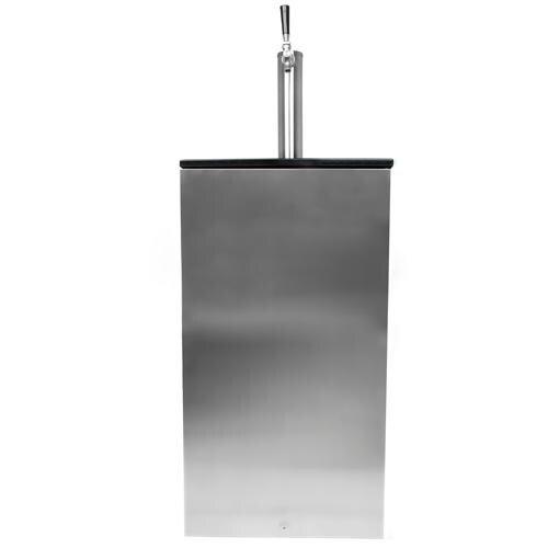Edgestar Stainless Steel 17-1/2 in. Single Tap Kegerator 