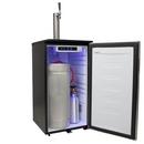 Edgestar Stainless Steel 17-1/2 in. Single Tap Kegerator 