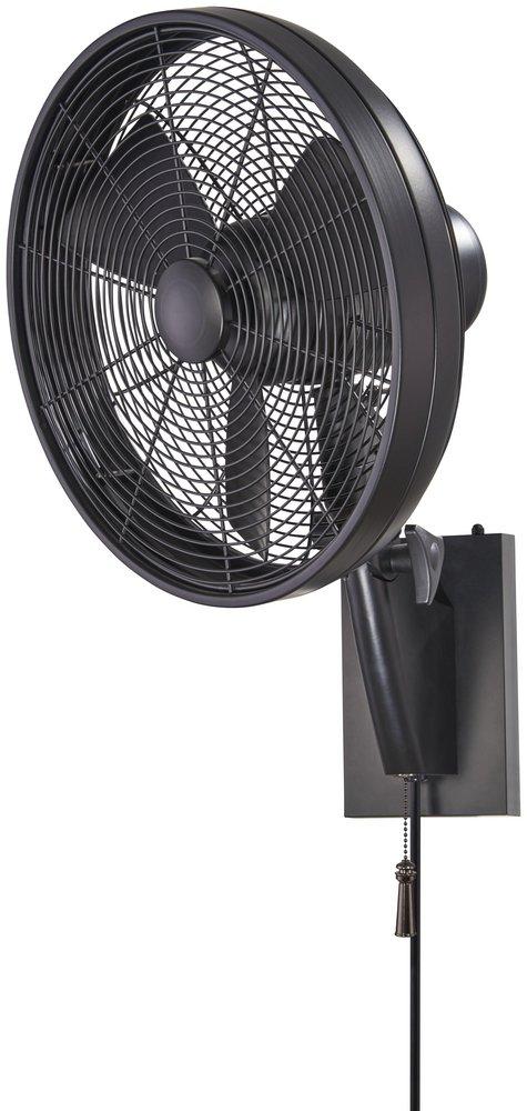 Minka Aire Matte Black 16 in. 3 Blade Outdoor Ceiling Fan 
