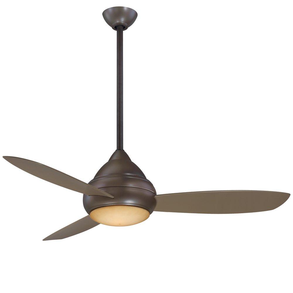 Minka Aire Oil Rubbed Bronze 52.42W 3-Blade LED Ceiling Fan with 52 in. Blade Span 