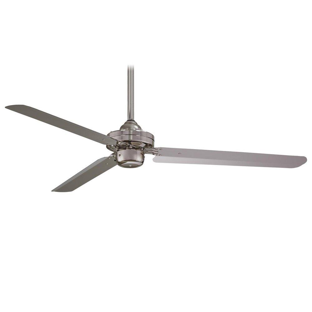 Minka Aire Brushed Nickel 54 in. 3 Blade Indoor LED Ceiling Fan 