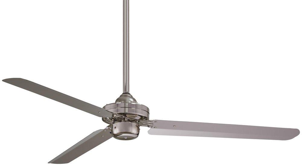 Minka Aire Brushed Nickel 54 in. 3 Blade Indoor LED Ceiling Fan 