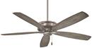 Minka Aire Brushed Steel 52 in. 5 Blade Indoor LED Ceiling Fan 