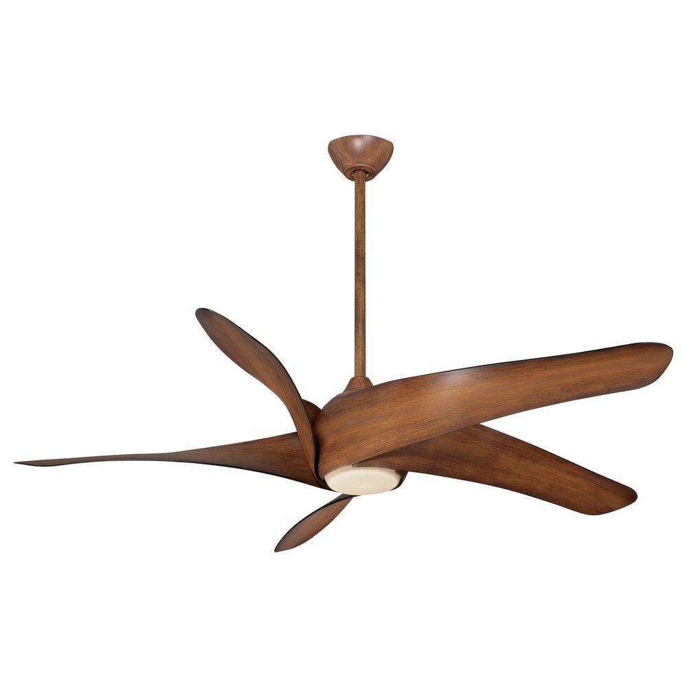Minka Aire Distressed Koa 39.360W 5-Blade Ceiling Fan with 62 in. Blade Span 