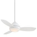 42.98W 3-Blade LED Ceiling Fan with 44 in. Blade Span in White
