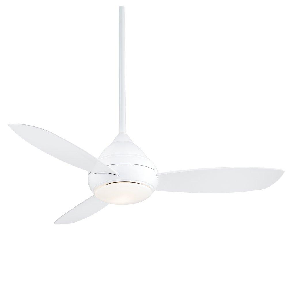 Minka Aire White 52.42W 3-Blade LED Ceiling Fan with 52 in. Blade Span 