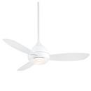 52.42W 3-Blade Ceiling Fan with 52 in. Blade Span and LED Light in White