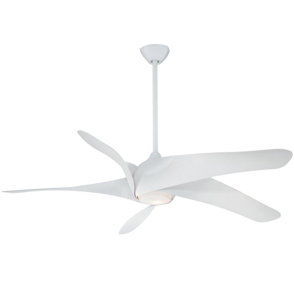 Minka Aire White 39.360W 5-Blade Ceiling Fan with 62 in. Blade Span 