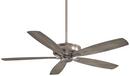 84.46W 5-Blade Ceiling Fan with 60 in. Blade Span in Burnished Nickel