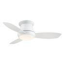 44 in. 3 Blade Indoor Ceiling Fan in White