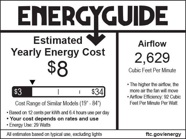 Minka Aire White 44 in. 3 Blade Indoor Ceiling Fan 