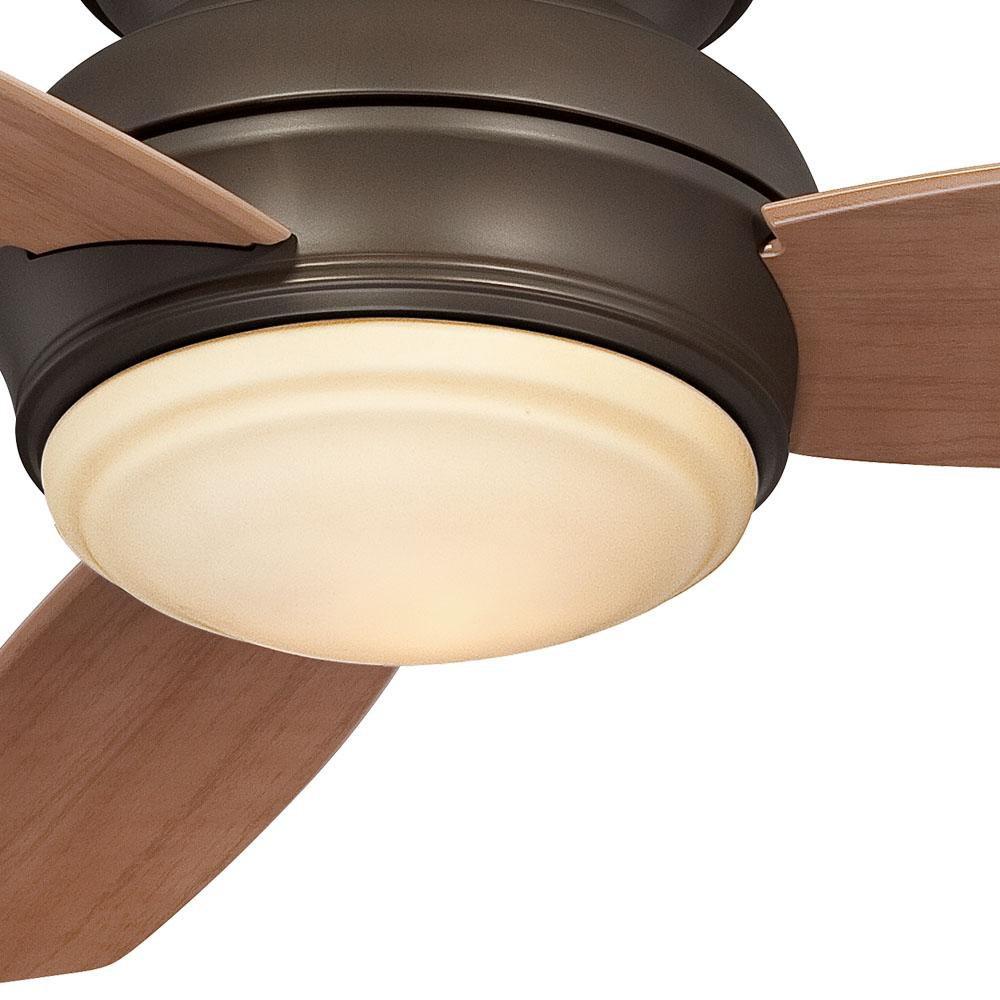 Minka Aire Oil Rubbed Bronze 3-Blade Ceiling Fan with Halogen Light 
