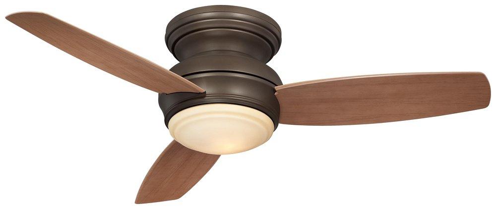 Minka Aire Oil Rubbed Bronze 3-Blade Ceiling Fan with Halogen Light 