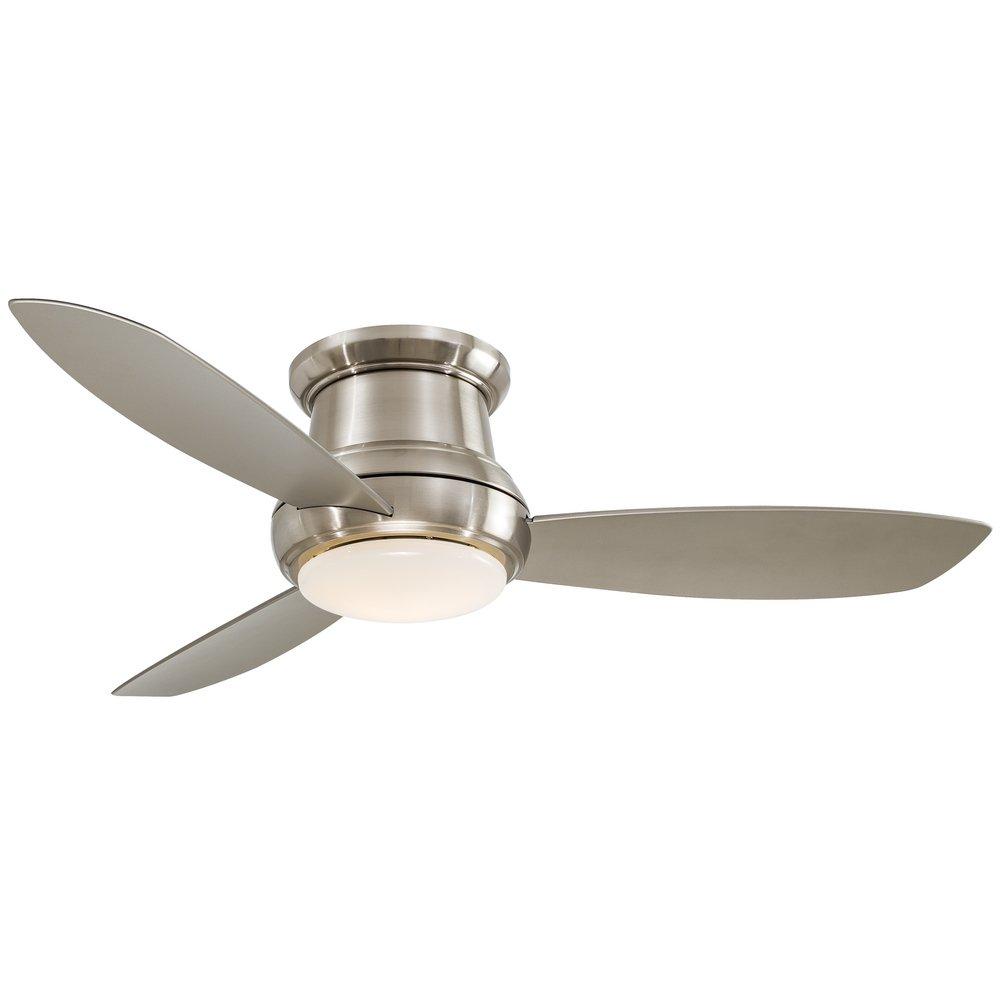 Minka Aire Brushed Nickel 62.46W 3-Blade LED Ceiling Fan with 52 in. Blade Span 