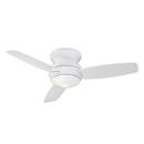51.44W 3-Blade LED Ceiling Fan with 44 in. Blade Span in White