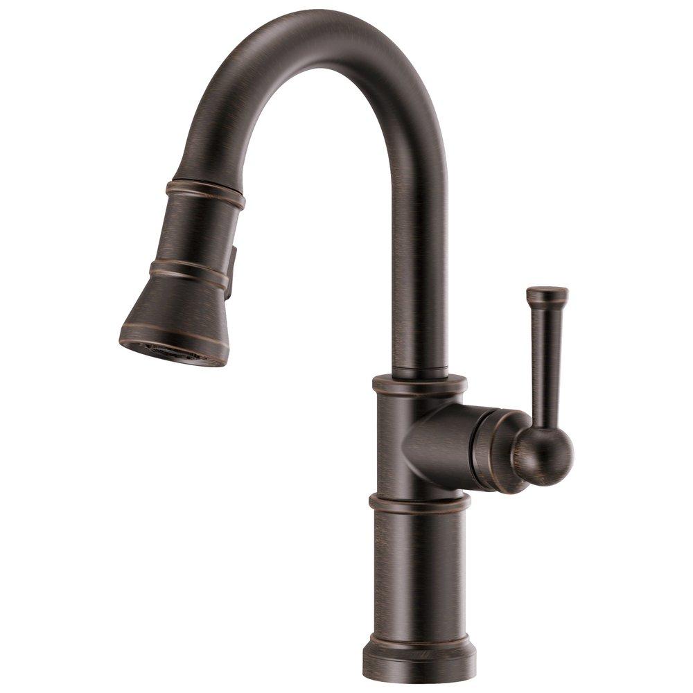 Brizo Venetian Bronze Single Handle Pull Down Kitchen Faucet 